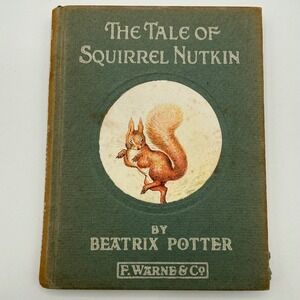 The Tale of Squirrel Nutkin Beatrix Potter Vintage Hardcover